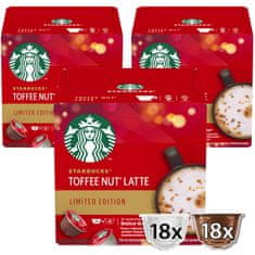 Starbucks Toffee Nut Latte by NESCAFE DOLCE GUSTO limitovaná edícia. Kávové kapsule, 3x12 KAPSÚL