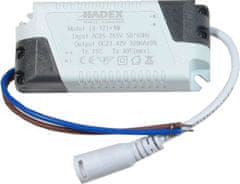 HADEX Zdroj-LED driver 8-12W, 230V/27-36V/300mA pre podhľad.svetla M117,M118