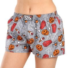 Styx Dámske trenky art klasická guma Halloween rakvy (K1752) - veľkosť XL