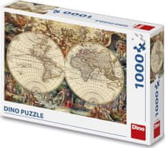 DINO Puzzle Historická mapa 1000 dielikov