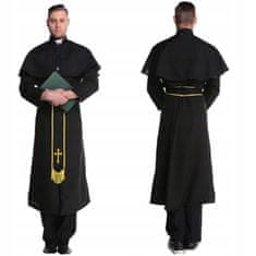 Korbi Kostým kňaza, prestrojenie pre dospelých, veľkosť XL