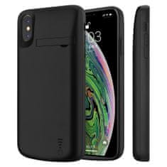 Techsuit Batériové puzdro Power Pro - iPhone XS Max - 6000 mAh - čierne