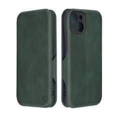 Techsuit Otvárací obal Safe Wallet Plus - iPhone 14 - zelená