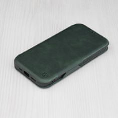Techsuit Otvárací obal Safe Wallet Plus - iPhone 14 - zelená