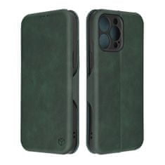 Techsuit Otvárací obal Safe Wallet Plus - iPhone 14 Pro Max - zelená