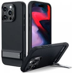 ESR Air Shield Boost Kickstand - iPhone 15 Pro - Translucent Black