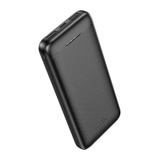 Hoco Power Bank Smart (J111) - 2x USB, Type-C, with LED for Battery Check, 2A, 10000mAh - Black