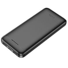 Hoco Power Bank Smart (J111) - 2x USB, Type-C, with LED for Battery Check, 2A, 10000mAh - Black