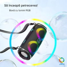 Hoco Bezdrôtový športový reproduktor (HC12) - Bluetooth 5.0, popruh cez rameno, 10 W - modrý