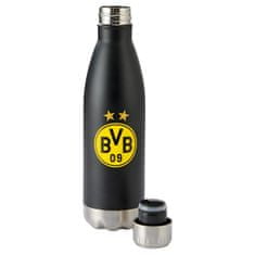 FAN SHOP SLOVAKIA Štýlová Termoska Borussia Dortmund, Čierna, Znak BVB, Nerez, 500 ml