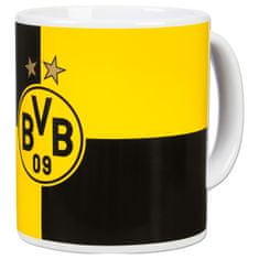 FAN SHOP SLOVAKIA Keramický Hrnček Borussia Dortmund, Žlto-čierny, Znak BVB, 300ml