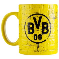 FAN SHOP SLOVAKIA Keramický Hrnček Borussia Dortmund, Žltý, 300ml