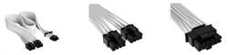 Corsair Premium Individually Sleeved 12+4pin PCIe Gen 5 12VHPWR 600W cable, Type 4, WHITE