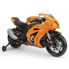 Injusa 6493 Detská elektrická motorka KTM RC8C 12V so zvukmi