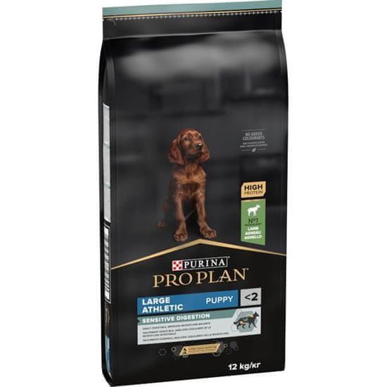 Purina Pre Plan Puppy Large Athletic Sensitive Digestion jahňa 12 kg