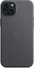 Apple kryt z tkaniny FineWoven s MagSafe na iPhone 15 Plus, čierna