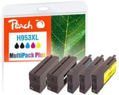 Peach kompatibilný cartridge HP No. 953XL, Multi-Pack Plus, 2x bk, 1x c,m,y; 2x43/3x20ml