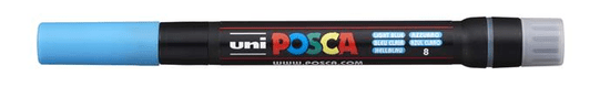 UNI Akrylový štetcový popisovač "Posca PCF-350", svetlo modrá, 300350000