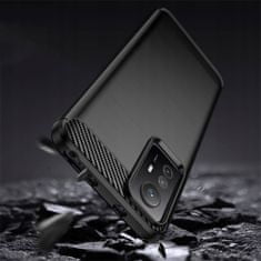 Techsuit Puzdro Carbon Bush TPU pre Xiaomi Redmi Note 12S - Čierna KP28053