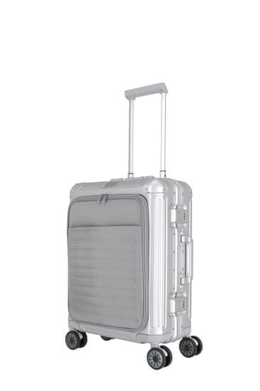 Travelite Next 4w S Front pocket Silver