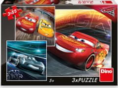 DINO Puzzle Cars 3: Tréning 3x55 dielikov