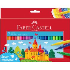 Faber-Castell Popisovače Fibre-Tip Castle 50 farebné