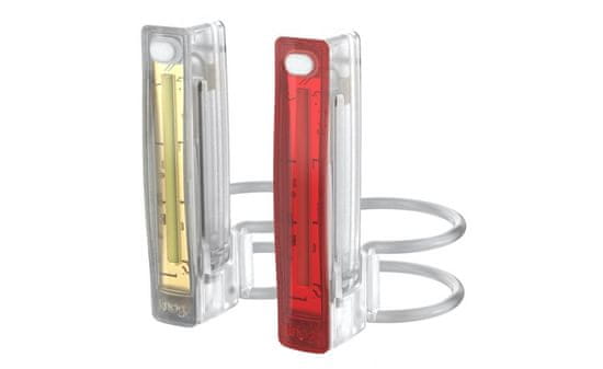 Knog Svetlo sada Plus Twinpack translucent