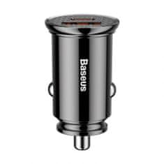 BASEUS Car Charger Circular Plastic A+C PPS PD3.0 + QC4.0 + 30W čierna (CCALL-YS01)