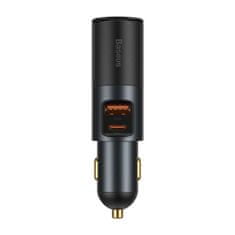 BASEUS Car Charger Share Together C+U / Cigarette lighter socket, PPS, PD3.0, QC4.0+, SCP, 120W Gray(CCBT-C0G)