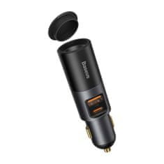 BASEUS Car Charger Share Together C+U / Cigarette lighter socket, PPS, PD3.0, QC4.0+, SCP, 120W Gray(CCBT-C0G)