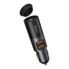 BASEUS Car Charger Share Together U+U / Cigarette lighter socket, PPS, PD3.0, QC4.0+, SCP, 120W Gray(CCBT-D0G)