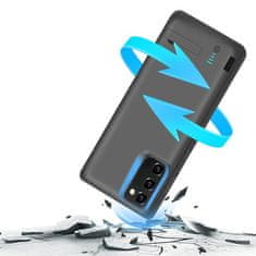 Techsuit Power Pro Battery Case - Samsung Galaxy Note 20 Ultra / Note 20 Ultra 5G - 6000 mAh - čierna