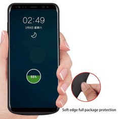 Techsuit Puzdro s batériou Power Pro - Samsung Galaxy S8 Plus - 6500 mAh - čierne