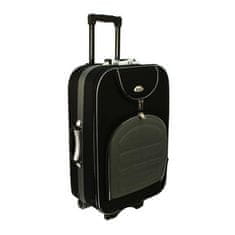 Rogal Sivo-čierna sada 3 cestovných kufrov "Movement" - veľ. M, L, XL