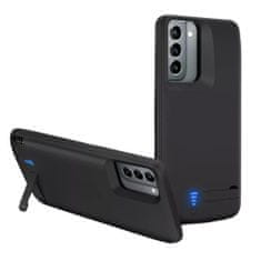 Techsuit Puzdro s batériou Power Pro - Samsung Galaxy S21 FE - 5000 mAh - čierne