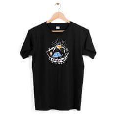 Clipper Výhodný balíček UNISEX Tričko kolekcie Forest Life - Adventure Time a 4ks zapaľovačov - black L