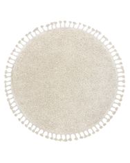 Dywany Łuszczów Kusový koberec Berber 9000 cream kruh 120x120 (priemer) kruh