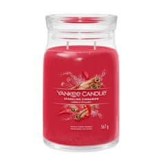 Yankee Candle SPARKLING CINNAMON - Veľká sviečka Signature 567g