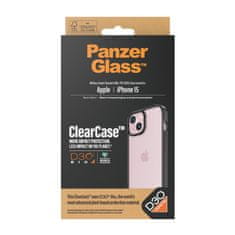 PanzerGlass ClearCase D30 Apple iPhone 15 Black edition 1176 - zánovné