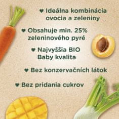 Sunar BIO ovocná kapsička Smícháček mango, mrkva, marhuľa a fenikel 12x100 g