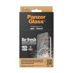 PanzerGlass Re:Fresh Apple iPhone 15 (45% recyklovaného materiálu) 2821