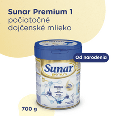 Sunar Premium 1 počiatočné dojčenské mlieko 700 g