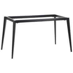 STEMA Kovový rám na stôl alebo písací stôl NY-A385. Rozmery 155x74x72,2 cm. Nohy ukončené plstenou nôžkou. Čierna farba.