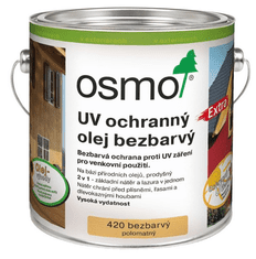 OSMO Color OSMO UV OCHRANNÝ OLEJ 420 - Prírodný olej s biocídom 2,5 l 420 - bezfarebný extra