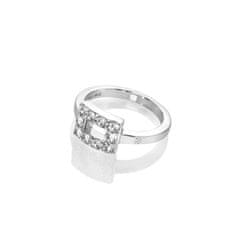 Hot Diamonds Strieborný prsteň s diamantom a topazmi Echo DR240 (Obvod 56 mm)