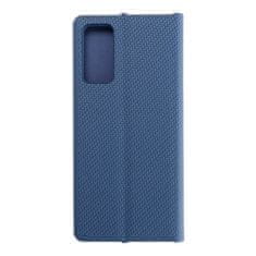 FORCELL Puzdro / obal na Samsung Galaxy S20 FE / S20 FE 5G modré - kniha Forcell LUNA Carbon