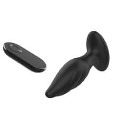 Dreamtoys Dream Toys Dark Desires Angelina (Black), análny kolík s diaľkovým ovládaním