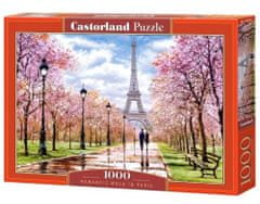 Castorland Puzzle Romantická prechádzka v Paríži 1000 dielov