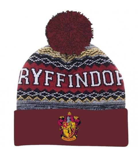 Javoli Zimní Čepice Harry Potter Gryffindor vínová 54-56 cm 56