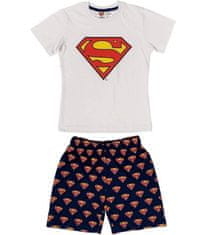 E plus M Chlapčenské pyžamo Superman biele 116-146 cm